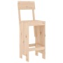 3-piece solid pine wood table and high stools set by , Garden sets - Ref: Foro24-3157793, Price: 192,99 €, Discount: %