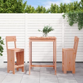 Garden table and chairs 3 pieces solid wood Douglas by , Garden sets - Ref: Foro24-3157798, Price: 199,70 €, Discount: %