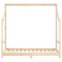 Estructura de cama de niños madera maciza de pino 2x(80x160) cm de , Cunas y camas para niños - Ref: Foro24-3200595, Precio: ...