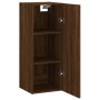 Armario de pared madera ingeniería marrón roble 34,5x34x90 cm de , Aparadores - Ref: Foro24-835001, Precio: 45,75 €, Descuent...