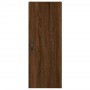 Armario de pared madera ingeniería marrón roble 34,5x34x90 cm de , Aparadores - Ref: Foro24-835001, Precio: 46,10 €, Descuent...