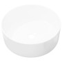 Round white ceramic sink 40x15 cm by vidaXL, Sinks - Ref: Foro24-142342, Price: 60,98 €, Discount: %