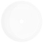 Round white ceramic sink 40x15 cm by vidaXL, Sinks - Ref: Foro24-142342, Price: 60,98 €, Discount: %