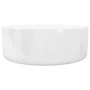 Round white ceramic sink 40x15 cm by vidaXL, Sinks - Ref: Foro24-142342, Price: 60,98 €, Discount: %