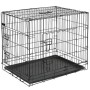 @Pet Zwinger 50,8x30,5x35,5 cm schwarzes Metall 15006 von @Pet, Transportboxen und Boxen für Haustiere - Ref: Foro24-413722, ...