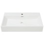 Lavabo con orificio para grifo cerámica 76x42,5x14,5 cm blanco de vidaXL, Lavabos - Ref: Foro24-142348, Precio: 156,73 €, Des...