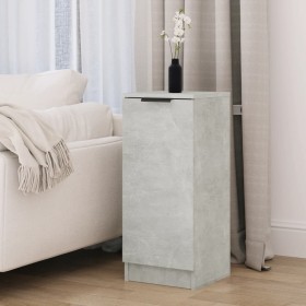 Concrete gray plywood sideboard 30x30x70 cm by , Sideboards - Ref: Foro24-811141, Price: 49,53 €, Discount: %