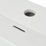 Ceramic washbasin with tap hole 76x42.5x14.5 cm white by vidaXL, Sinks - Ref: Foro24-142348, Price: 156,73 €, Discount: %