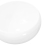 Lavabo redondo de cerámica 40x15 cm blanco de vidaXL, Lavabos - Ref: Foro24-142340, Precio: 62,45 €, Descuento: %