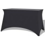 Elastic table cover 2 pcs 183x76x74 cm anthracite by vidaXL, Covers - Ref: Foro24-132040, Price: 31,54 €, Discount: %