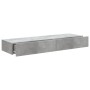 TV cabinet with LED lights 2 pcs concrete gray 60x35x15.5 cm by , TV Furniture - Ref: Foro24-842893, Price: 61,99 €, Discount: %