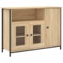 Aparador de madera de ingeniería roble Sonoma 100x35x75 cm de , Aparadores - Ref: Foro24-835510, Precio: 101,42 €, Descuento: %