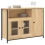 Aparador de madera de ingeniería roble Sonoma 100x35x75 cm de , Aparadores - Ref: Foro24-835510, Precio: 101,42 €, Descuento: %