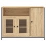 Aparador de madera de ingeniería roble Sonoma 100x35x75 cm de , Aparadores - Ref: Foro24-835510, Precio: 101,42 €, Descuento: %