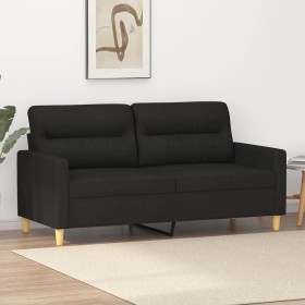 2-seater black fabric sofa 140 cm by , Sofas - Ref: Foro24-359239, Price: 241,99 €, Discount: %