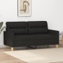 2-Sitzer-Sofa aus schwarzem Stoff, 140 cm von , Sofas - Ref: Foro24-359239, Preis: 241,99 €, Rabatt: %