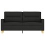 2-Sitzer-Sofa aus schwarzem Stoff, 140 cm von , Sofas - Ref: Foro24-359239, Preis: 241,99 €, Rabatt: %