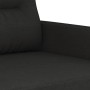 2-Sitzer-Sofa aus schwarzem Stoff, 140 cm von , Sofas - Ref: Foro24-359239, Preis: 241,99 €, Rabatt: %