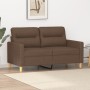 2-Sitzer-Sofa aus braunem Stoff, 120 cm von , Sofas - Ref: Foro24-359230, Preis: 230,53 €, Rabatt: %