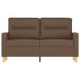 2-Sitzer-Sofa aus braunem Stoff, 120 cm von , Sofas - Ref: Foro24-359230, Preis: 230,53 €, Rabatt: %