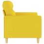 Sofá de 2 plazas de tela amarillo claro 120 cm de , Sofás - Ref: Foro24-359232, Precio: 230,53 €, Descuento: %