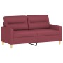 Sofa set with cushions 2 pieces red fabric by , Sofas - Ref: Foro24-3201574, Price: 463,99 €, Discount: %