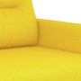 Sofa set with cushions 3 pieces light yellow fabric by , Sofas - Ref: Foro24-3201557, Price: 673,99 €, Discount: %