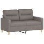 Sofa set with cushions 2 pieces taupe gray fabric by , Sofas - Ref: Foro24-3201607, Price: 527,99 €, Discount: %