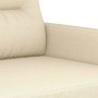 Sofa set with cushions 3 pieces cream fabric by , Sofas - Ref: Foro24-3201626, Price: 612,01 €, Discount: %