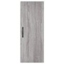 Aparador alto madera contrachapada gris Sonoma 34,5x34x180 cm de , Aparadores - Ref: Foro24-3199143, Precio: 95,21 €, Descuen...