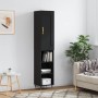 Black plywood sideboard 34.5x34x180 cm by , Sideboards - Ref: Foro24-3200306, Price: 85,00 €, Discount: %