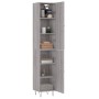 Tall Sonoma gray plywood sideboard 34.5x34x180 cm by , Sideboards - Ref: Foro24-3198823, Price: 97,62 €, Discount: %