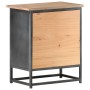 Solid gray acacia wood bedside table 40x30x50 cm by vidaXL, Nightstands - Ref: Foro24-323501, Price: 81,59 €, Discount: %