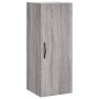 Aparador alto madera contrachapada gris Sonoma 34,5x34x180 cm de , Aparadores - Ref: Foro24-3198951, Precio: 99,11 €, Descuen...