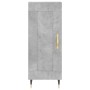 Aparador de madera contrachapada gris hormigón 34,5x34x180 cm de , Aparadores - Ref: Foro24-3200437, Precio: 93,99 €, Descuen...