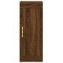 Aparador alto madera contrachapada roble marrón 34,5x34x180 cm de , Aparadores - Ref: Foro24-3200440, Precio: 97,93 €, Descue...