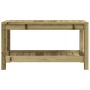 Solid pine wood garden bench 82.5x35x45 cm by , garden benches - Ref: Foro24-832381, Price: 79,99 €, Discount: %