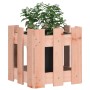 Planter with Douglas solid wood fence design 30x30x30 cm by , Pots and planters - Ref: Foro24-832445, Price: 16,47 €, Discoun...