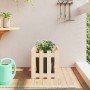 Planter with fence design solid pine wood 40x40x40 cm by , Pots and planters - Ref: Foro24-832447, Price: 20,70 €, Discount: %