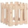 Planter with fence design solid pine wood 40x40x40 cm by , Pots and planters - Ref: Foro24-832447, Price: 20,70 €, Discount: %