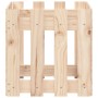 Planter with fence design solid pine wood 40x40x40 cm by , Pots and planters - Ref: Foro24-832447, Price: 20,70 €, Discount: %