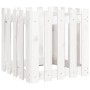 Planter fence design solid white pine wood 50x50x50 cm by , Pots and planters - Ref: Foro24-832453, Price: 30,99 €, Discount: %