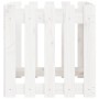 Planter fence design solid white pine wood 50x50x50 cm by , Pots and planters - Ref: Foro24-832453, Price: 30,99 €, Discount: %