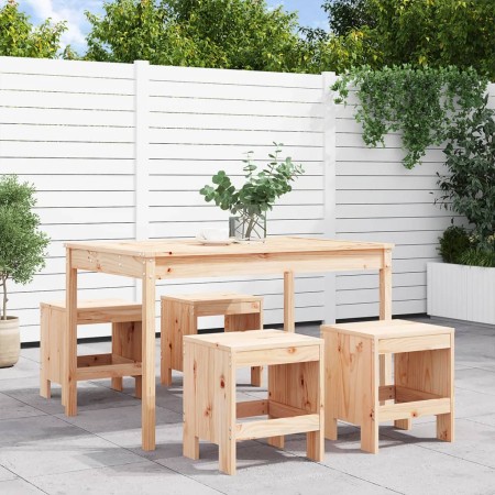 Garden dining set 5 pieces solid pine wood by , Garden sets - Ref: Foro24-3157715, Price: 229,99 €, Discount: %