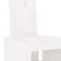 Garden table and high stools 9 pcs solid white pine wood by , Garden sets - Ref: Foro24-3157788, Price: 790,84 €, Discount: %