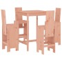 Douglas high table and garden stools 5 pieces solid wood by , Garden sets - Ref: Foro24-3157774, Price: 332,17 €, Discount: %