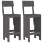 3-piece gray pine wood garden table and high stools set by , Garden sets - Ref: Foro24-3157795, Price: 226,58 €, Discount: %