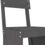 3-piece gray pine wood garden table and high stools set by , Garden sets - Ref: Foro24-3157795, Price: 226,58 €, Discount: %