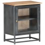 Solid gray acacia wood bedside table 40x30x50 cm by vidaXL, Nightstands - Ref: Foro24-323501, Price: 81,59 €, Discount: %