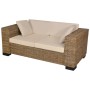 Genuine rattan 2-seater and 3-seater sofa set by vidaXL, Sofas - Ref: Foro24-274359, Price: 859,95 €, Discount: %